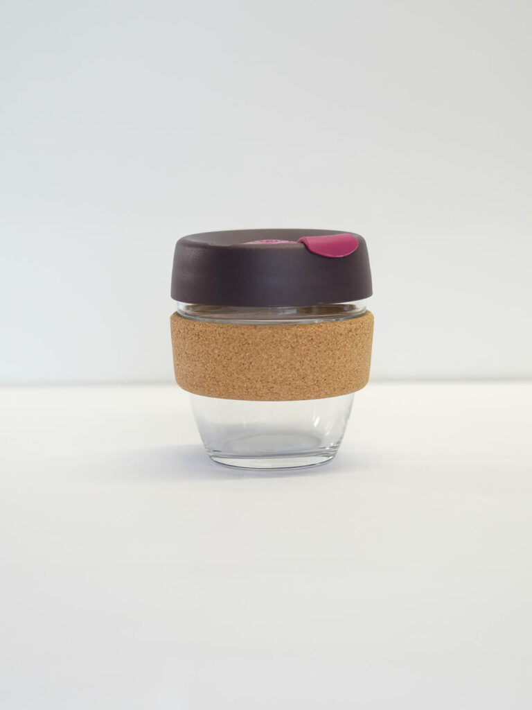 KeepCup de Cristal – Brew Cork – 8oz (varios colores)